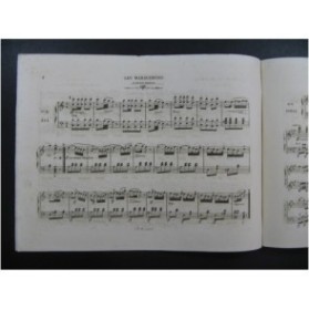 BOHLMAN SAUZEAU Henri Couronne de Fleurs Piano ca1850