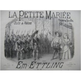 ETTLING Em. La Petite Mariée Piano ca1850
