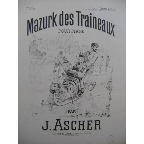 ASCHER J. Mazurk des Traineaux Piano