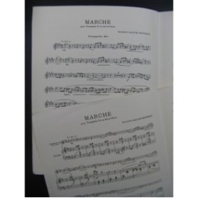 GALLOIS MONTBRUN Raymond Marche Trompette Piano 1950