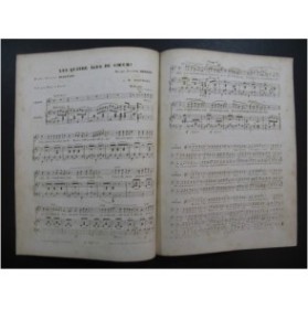 ARNAUD Etienne Les quatre ages du cœur Nanteuil Chant Piano ca1850