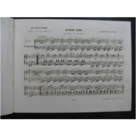 BOHLMAN SAUZEAU Henri Jeanne d'Arc Quadrille Piano ca1844