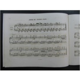 BOHLMAN SAUZEAU Henri Jeanne d'Arc Quadrille Piano ca1844