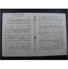 MORETTI Raoul Mio Padre Chant Piano 1927