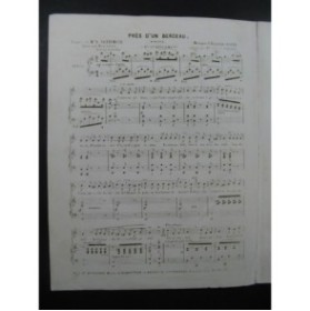 LOUEL Hippolyte Près d'un Berceau Chant Piano ca1840