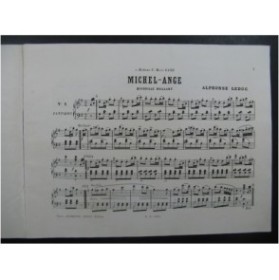 LEDUC Alphonse Michel-Ange Piano 1870
