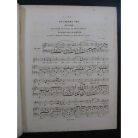 LACHNER V. Toujours Toi Nanteuil Chant Piano ca1840