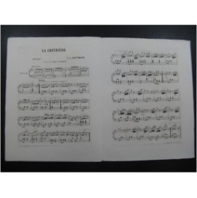 BATTMANN Jacques Louis La Chevrière Piano ca1868