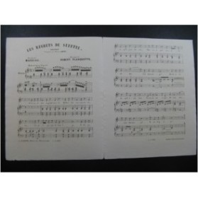 PLANQUETTE Robert Les Regrets de Suzette Chant Piano XIXe siècle