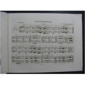 PARISOT O. Une Noce angevine Quadrille Villageois Piano 4 mains ca1850