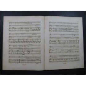 GRAZIANI Louis Les Fileuses Bretonnes Chant Piano ca1840