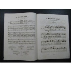 CROISEZ Alexandre Le Montagnard Emigré Chant Piano XIXe siècle