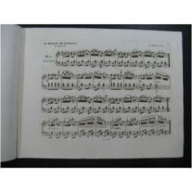 BOHLMAN SAUZEAU Henri Le Bouquet de L Infante Piano ca1850