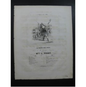 PUGET Loïsa La reine des fous chant Piano 1838
