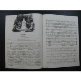 BRUGUIERE Edouard Noémi Chant Piano ca1830
