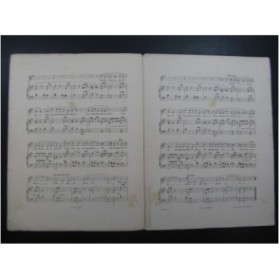 DE FONTENAILLES H. L'Heure d Aimer Chant Piano 1897
