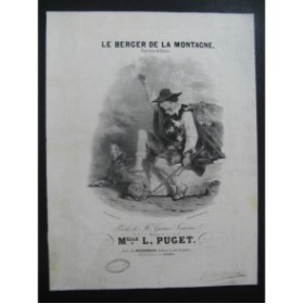 PUGET Loïsa Le Berger de la Montagne Nanteuil Chant Piano ca1840