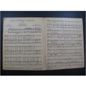 MELVILLE Gidéon Elle s'appelle Caroline Chant Piano 1918