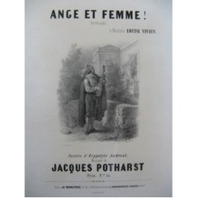 POTHARST Jacques Ange et Femme Chant Piano ca1840