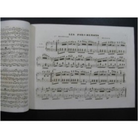 MUSARD P. Les Porcherons 2e Quadrille Piano Violon Flûte Pistons Basse ca1850