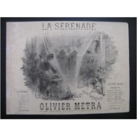 METRA Olivier La Sérénade Piano XIXe siècle