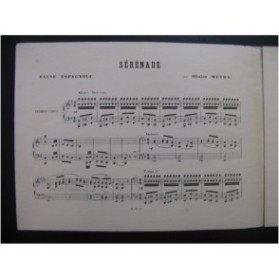 METRA Olivier La Sérénade Piano XIXe siècle