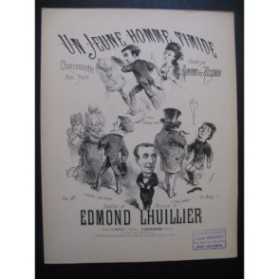 LHUILLIER Edmond Un Jeune Homme Timide Chant Piano XIXe siècle