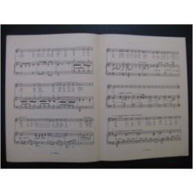 POULENC Francis Air Romantique Chant Piano 1930
