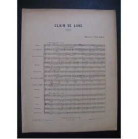 GILLET Ernest Clair de Lune Aubade Orchestre 1930