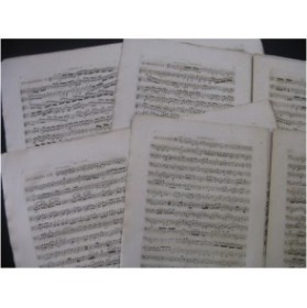 MOZART W. A. Trois Quatuors op 79 pour 2 Violons Alto Basse ca1800