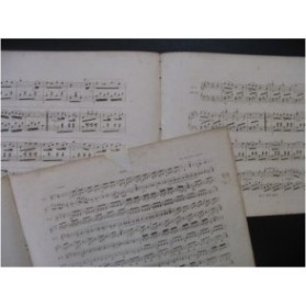 LEDUC Alphonse Les Petites Folles Piano Flûte Violon ca1850