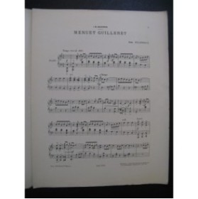 FILIPPUCCI Edmond Menuet Guilleret Piano 1906