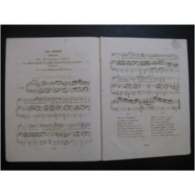 LÉCHOPIÉ Les Songes Romance Chant Piano ca1830