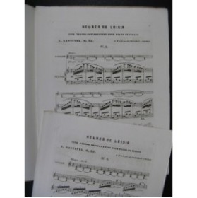 GASTINEL Léon Valse No 5  Violon Piano ca1859