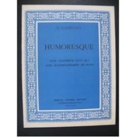 LOVREGLIO E. Humoresque Saxophone Piano 1962