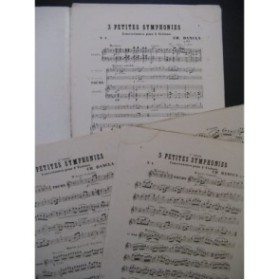 DANCLA Charles Petite Symphonie No 1 Piano 2 Violons ca1870