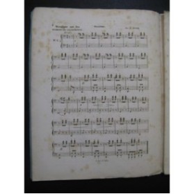 BEYER Ferdinand Mosaïque sur les Diamants de la Couronne Piano 4 mains ca1850