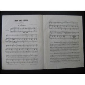 TAGLIAFICO D. Mon ami Pierre Chant Piano ca1850