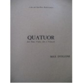 D'OLLONE Max Quatuor Dédicace Corrections Lettre