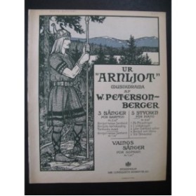 PETERSON-BERGER W. Ur Arnljot 5 pièces pour Piano