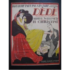 CHRISTINÉ Henri Dédé Chant Piano 1921