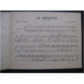 GUNG'L Joseph Les Amourettes (Amoretten-tanze) Piano ca1880