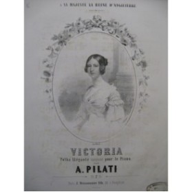 PILATI Auguste Victoria Piano ca1850