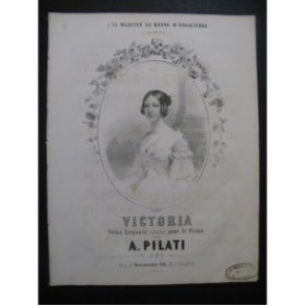 PILATI Auguste Victoria Piano ca1850