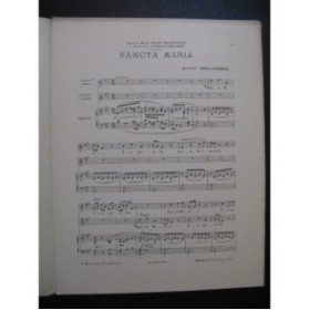 DESLANDRES Adolphe Sancta Maria Chant et Orgue ca1911