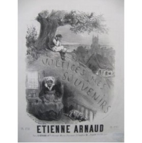 ARNAUD Etienne Voltigez mes Souvenirs Nanteuil Chant Piano ca1864