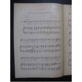 SCHOLTE J. A.  MANN G. Hymne et Marche du Couronnement Piano Chant 1898