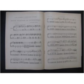 SCHOLTE J. A.  MANN G. Hymne et Marche du Couronnement Piano Chant 1898