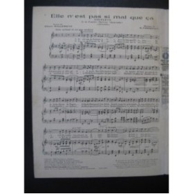CHRISTINÉ Henri Elle n'est pas si mal que ça Chant Piano 1923