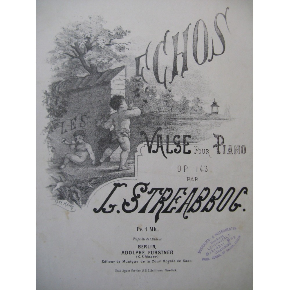 STREABBOG Louis Les Echos Piano ca1880